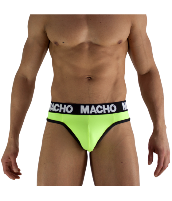 MACHO - MTG001 PERIZOMA GIALLO FLUORESCENTE TAGLIA L