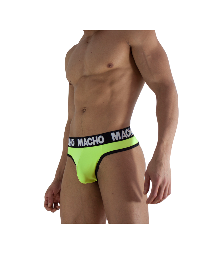 MACHO - MTG001 TANGA AMARILLO FLUOR L