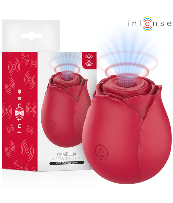 INTENSE - CAMELLIA SUCÇÃO CLITORIAL ROSE BY WAVES BORDEAUX