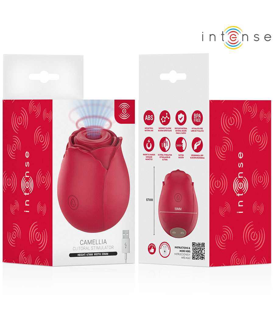 INTENSE - CAMELLIA ASPIRAZIONE CLITORIDEA ROSE BY WAVES BORDEAUX