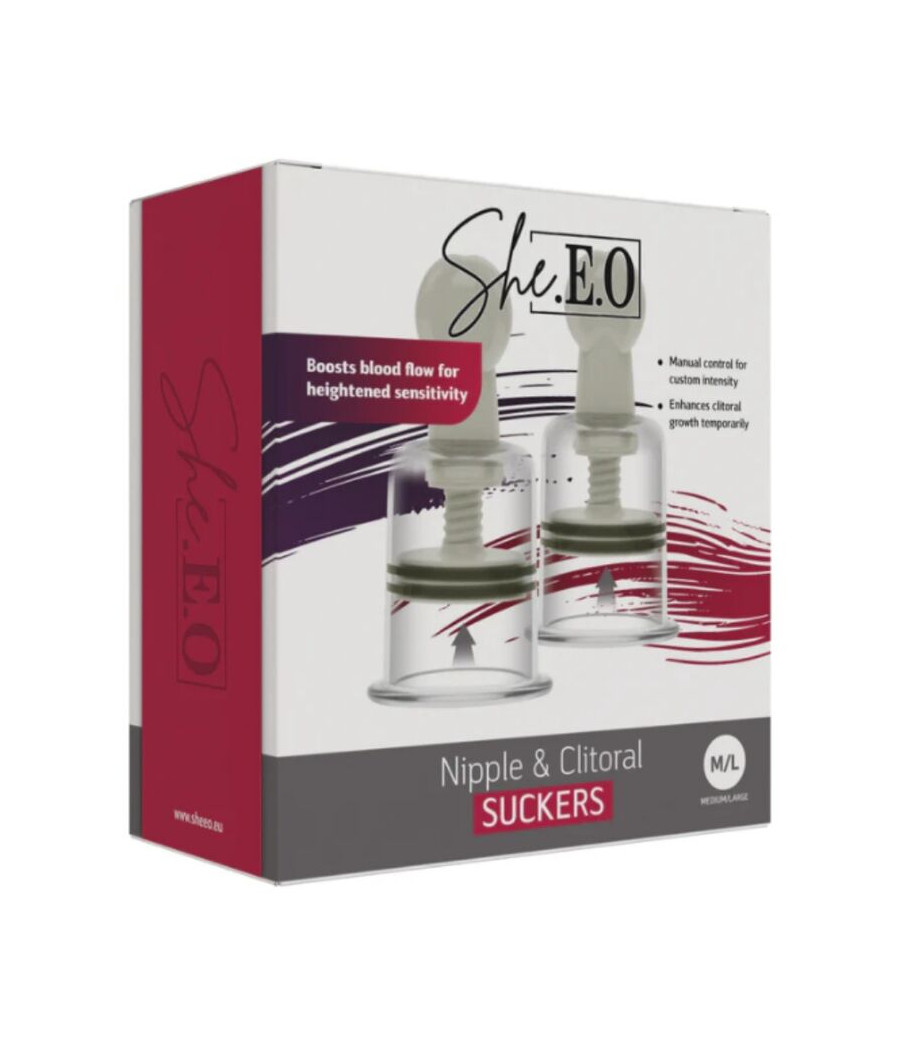 SHE.E.O - DISPOSITIFS DE SUCCION POUR MAMELONS ET CLITORIS M/L