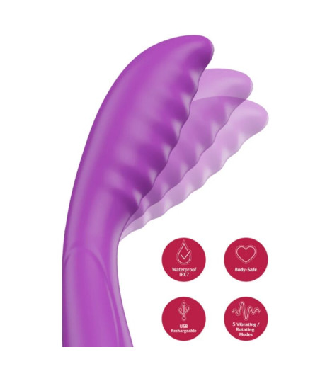 SHE.E.O - VIBRADOR ROXO PARA ESTIMULAÇÃO DO PONTO G