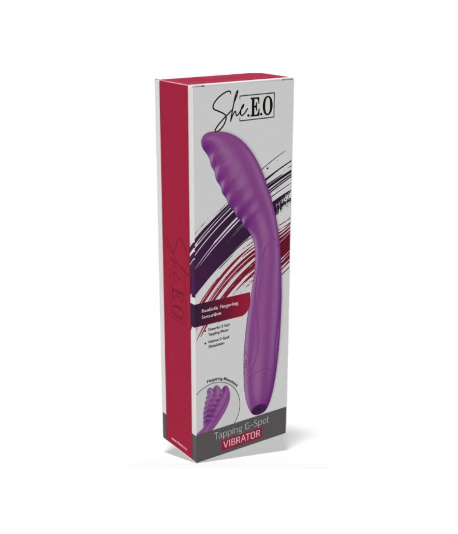 SHE.E.O - VIBRATORE VIOLA PER LA STIMOLAZIONE DEL PUNTO G