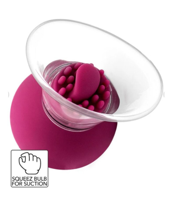 SHE.E.O - BOMBA VIBRATÓRIA E ROTATIVA PARA MAMILOS E CLITÓRIS