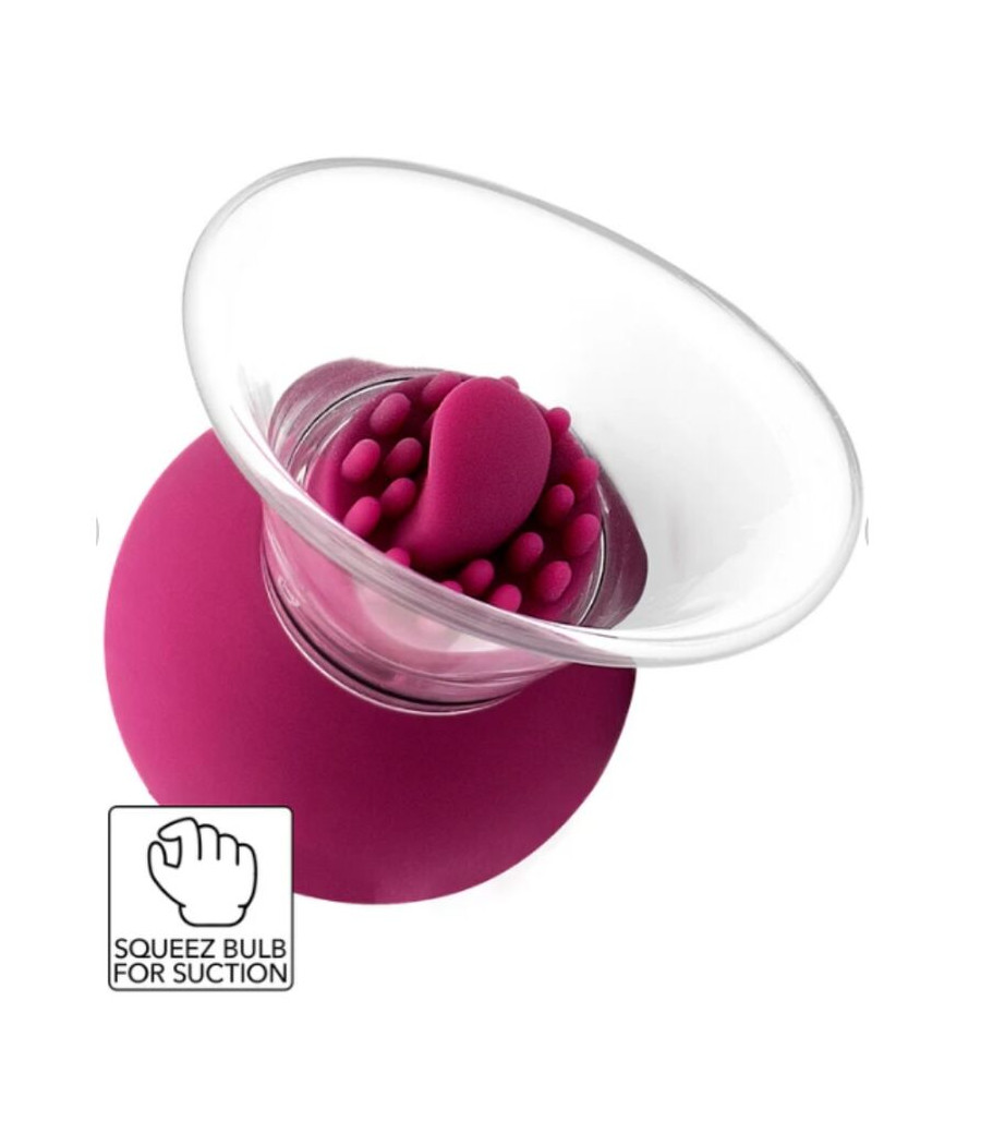 SHE.E.O - BOMBA VIBRATÓRIA E ROTATIVA PARA MAMILOS E CLITÓRIS