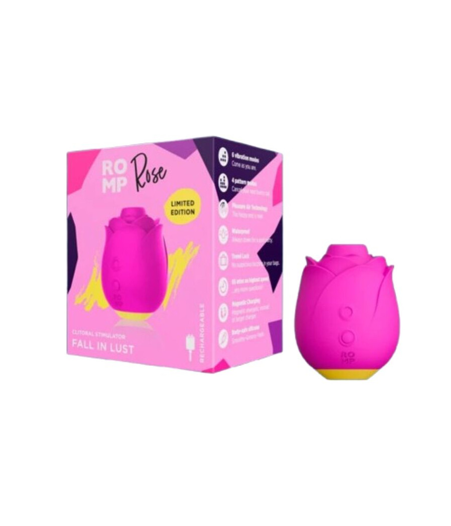 ROMP - ROSE 2.0 CLITORAL SUCTION TOOL PINK SHAPE LIMITED EDITION