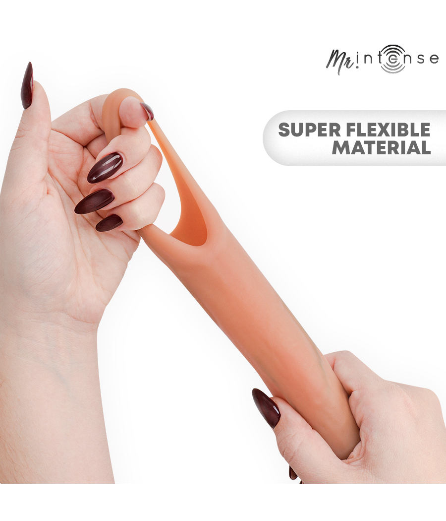 MR INTENSE - ARNOLD L GUAINA PER PENE VIBRANTE ULTRA-REALISTICA CON TELECOMANDO 16 CM -Ø- 4,5 CM