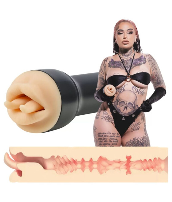 KIROO - RAVEN MOUTH REALISTIC VIPER TONGUE MASTURBATOR