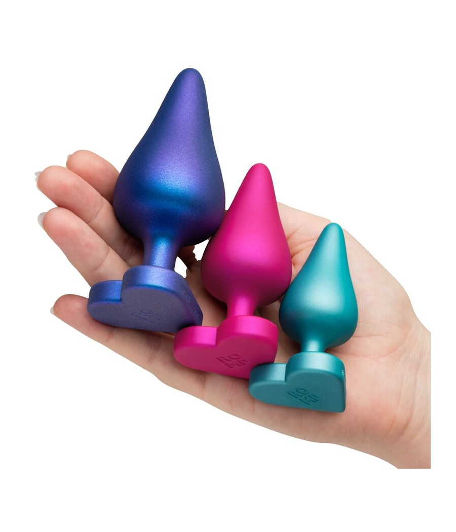 ROMP - LUSTER KIT DE ENTRENAMIENTO ANAL S/M/L CON BASE EN FORMA DE CORAZÓN