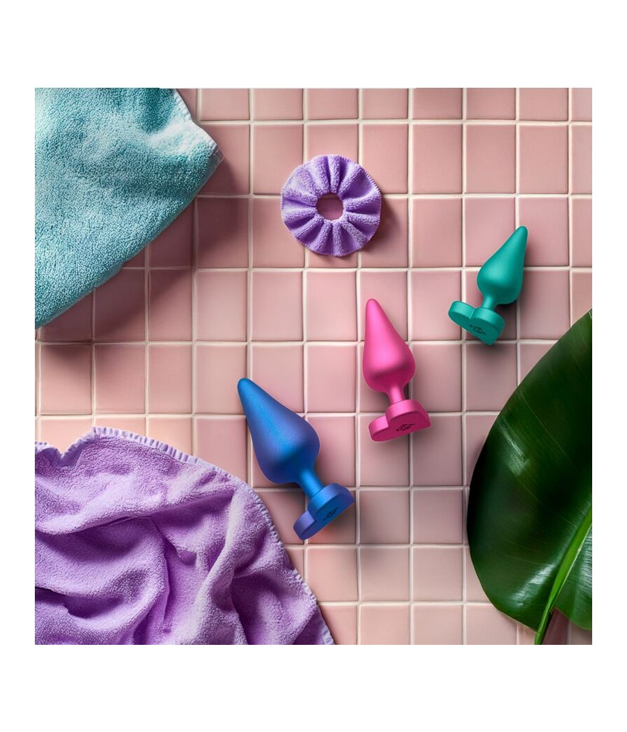 ROMP - LUSTER KIT DE ENTRENAMIENTO ANAL S/M/L CON BASE EN FORMA DE CORAZÓN