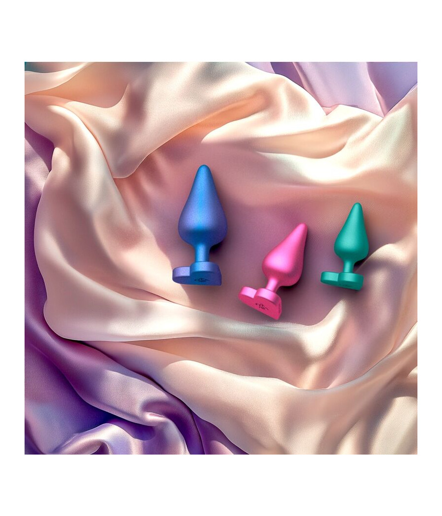 ROMP - LUSTER KIT DE ENTRENAMIENTO ANAL S/M/L CON BASE EN FORMA DE CORAZÓN