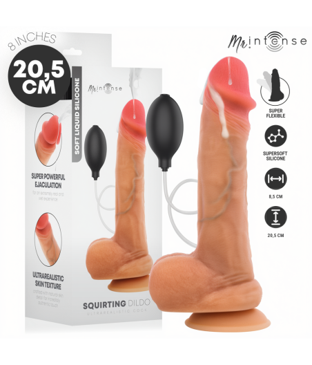 MR INTENSE - DANNY ULTRA-REALISTIC SQUIRTING COCK WITH TESTICLES 20.5 CM -Ø- 4 CM