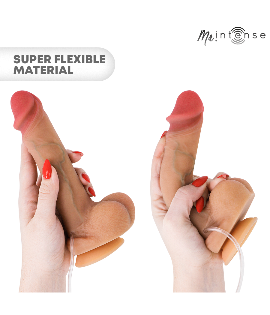 MR INTENSE - DANNY DILDO EYACULADOR SILICONA 20.5 CM -Ø- 4 CM