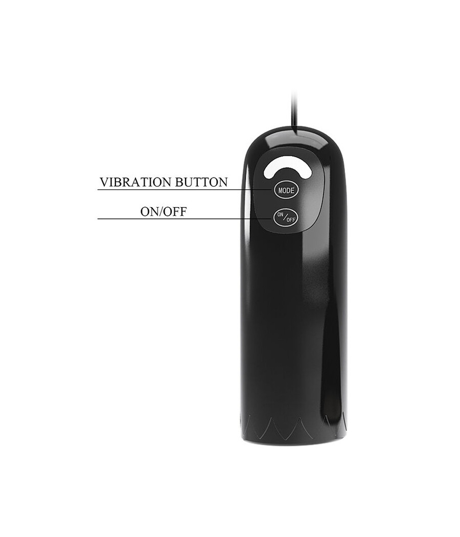 PRETTY LOVE - STIMOLATORE ROTANTE PER CAPEZZOLI CON ASPIRAZIONE, NERO