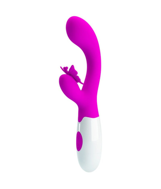 PRETTY LOVE - BUTTERFLY KISS VIBRADOR RABBIT 30 FUNCIONES MORADO