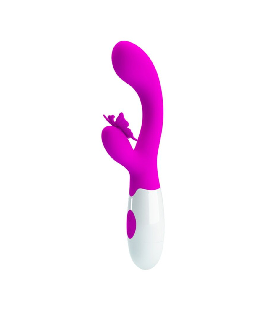 PRETTY LOVE - VIBRATORE A CONIGLIO BUTTERFLY KISS 30 FUNZIONI VIOLA