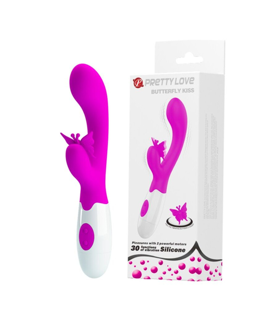 PRETTY LOVE - BUTTERFLY KISS 30-FUNKTIONEN-HASENVIBRATOR LILA
