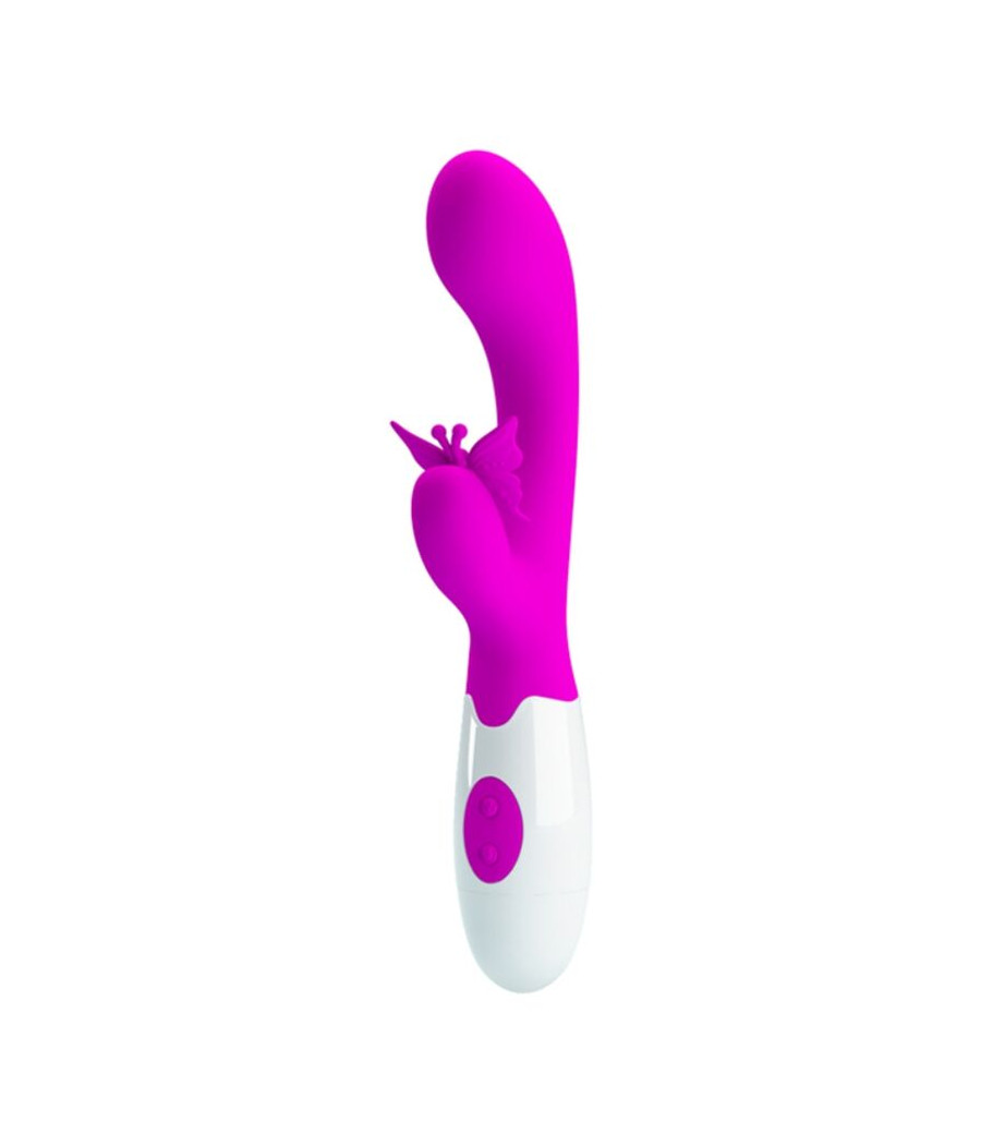 PRETTY LOVE - VIBRATORE A CONIGLIO BUTTERFLY KISS 30 FUNZIONI VIOLA