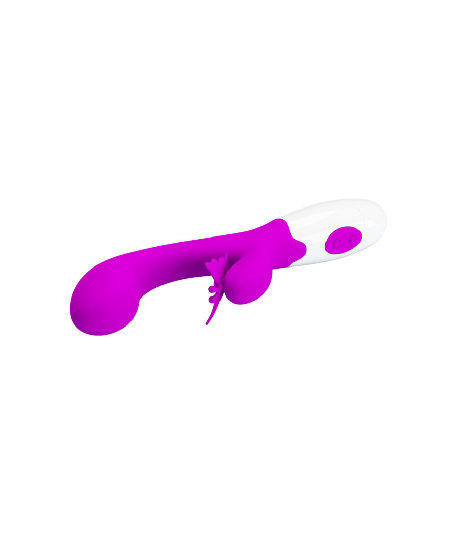 PRETTY LOVE - BUTTERFLY KISS 30 FUNCTION RABBIT VIBRATOR PURPLE