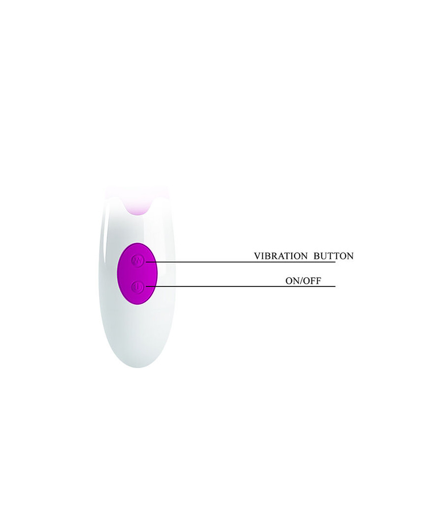 PRETTY LOVE - BUTTERFLY KISS VIBRADOR RABBIT 30 FUNCIONES MORADO