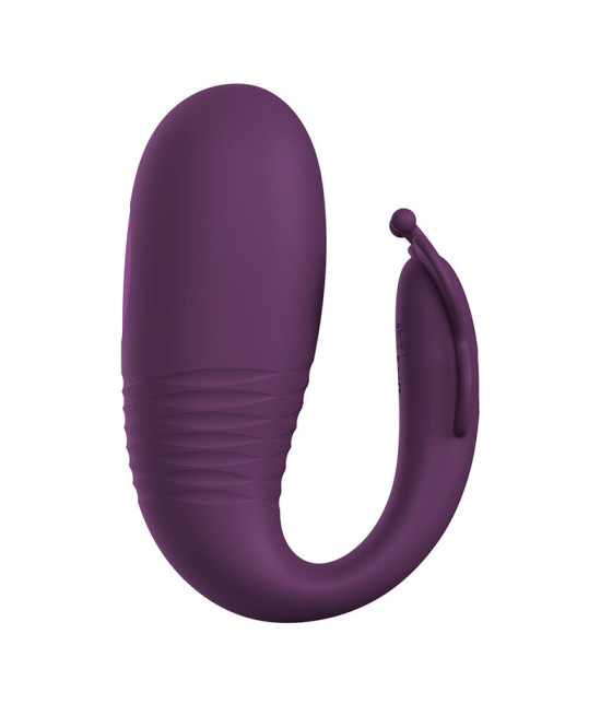 PRETTY LOVE - VIBRATORE A UOVO KLAY CON SPINTA, CONTROLLO TRAMITE APP, VIOLA