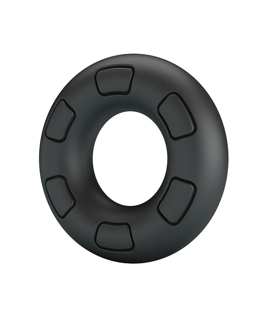 CRAZY BULL - ANNEAU PÉNAL EN SILICONE SUPER DOUX BERTRAM NOIR