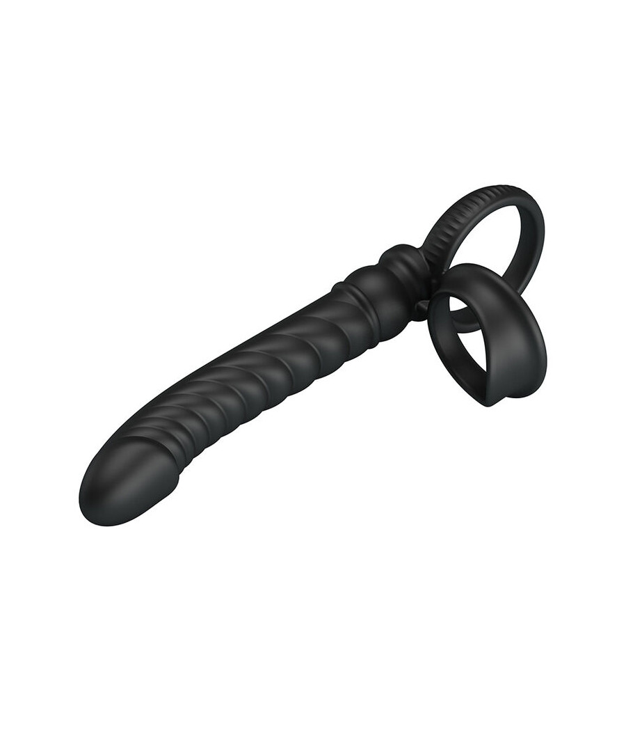 PRETTY LOVE - MERRITT VIBRADOR ANAL CON ANILLO Y VIBRACIÓN NEGRO