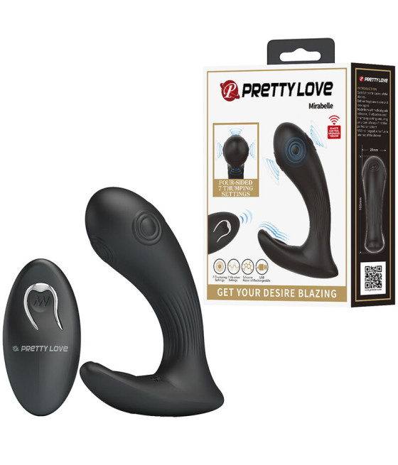 PRETTY LOVE - MIRABELLE PROSTATE VIBRATOR WITH REMOTE CONTROL