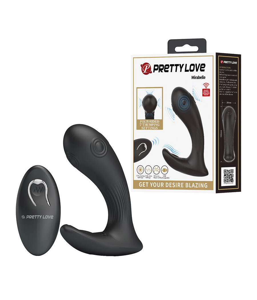 PRETTY LOVE - MIRABELLE PROSTATE VIBRATOR WITH REMOTE CONTROL