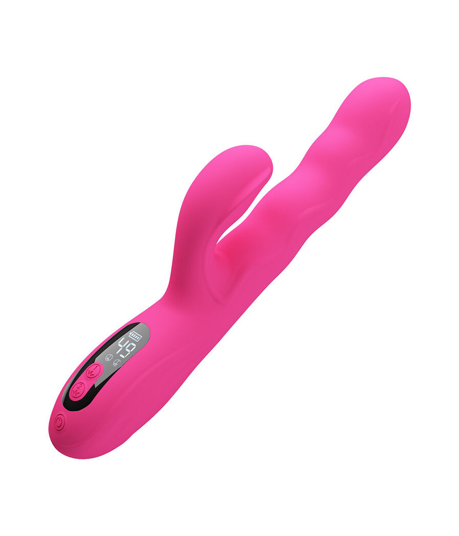 PRETTY LOVE - WINTERS VIBRADOR RABBIT MULTIFUNCIÓN CON PANTALLA LED ROSA