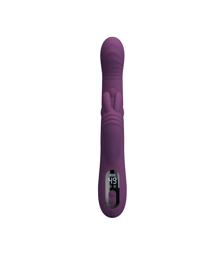 PRETTY LOVE - DEE VIBRADOR RABBIT MULTIFUNCIÓN OSCILANTE Y PERCUTOR MORADO