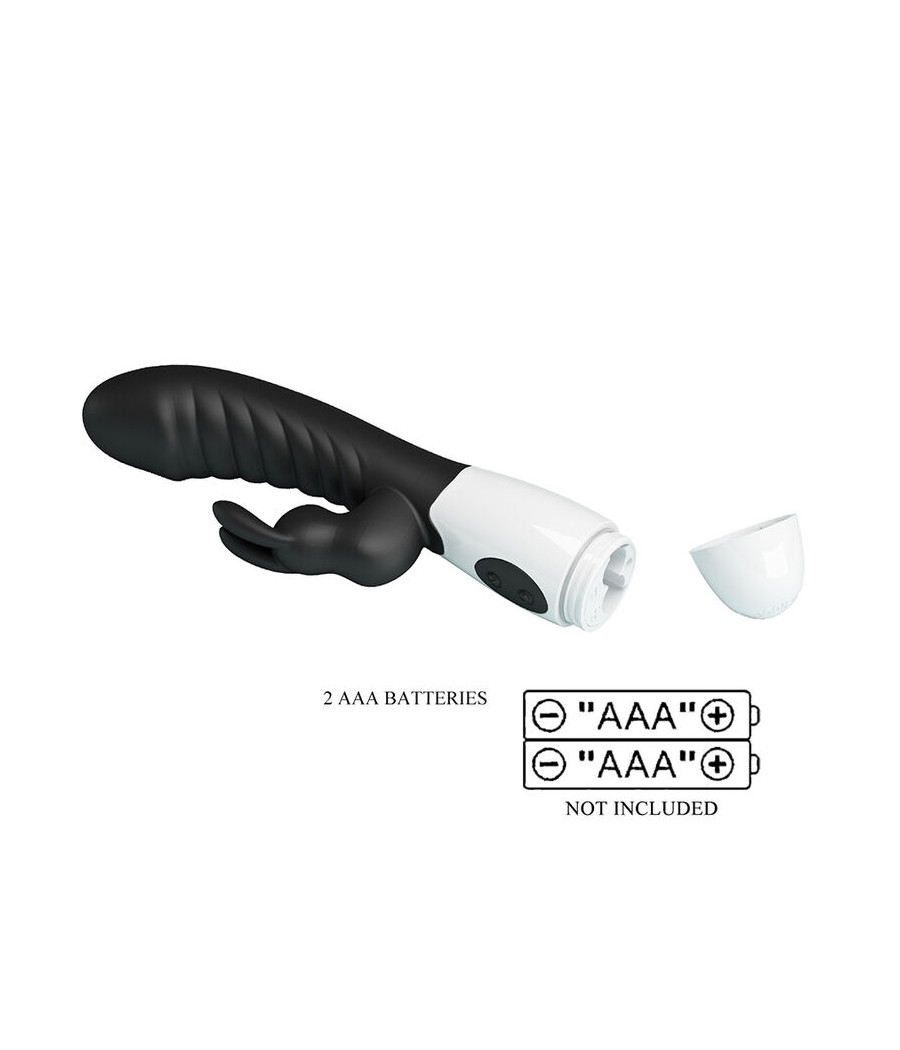 PRETTY LOVE - NAUGHTY BUNNY 30 FUNCTION RABBIT VIBRATOR BLACK