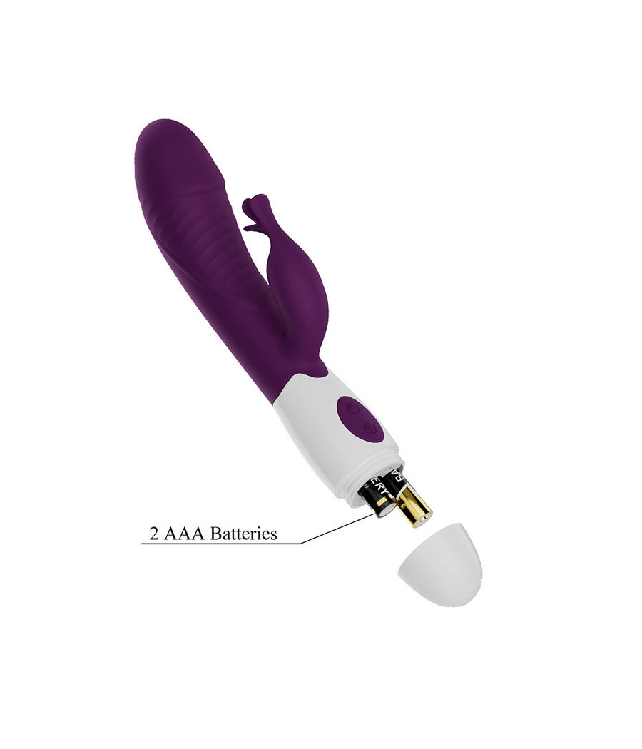 PRETTY LOVE - ROGUE MUSE 30 FUNCTION RABBIT VIBRATOR PURPLE