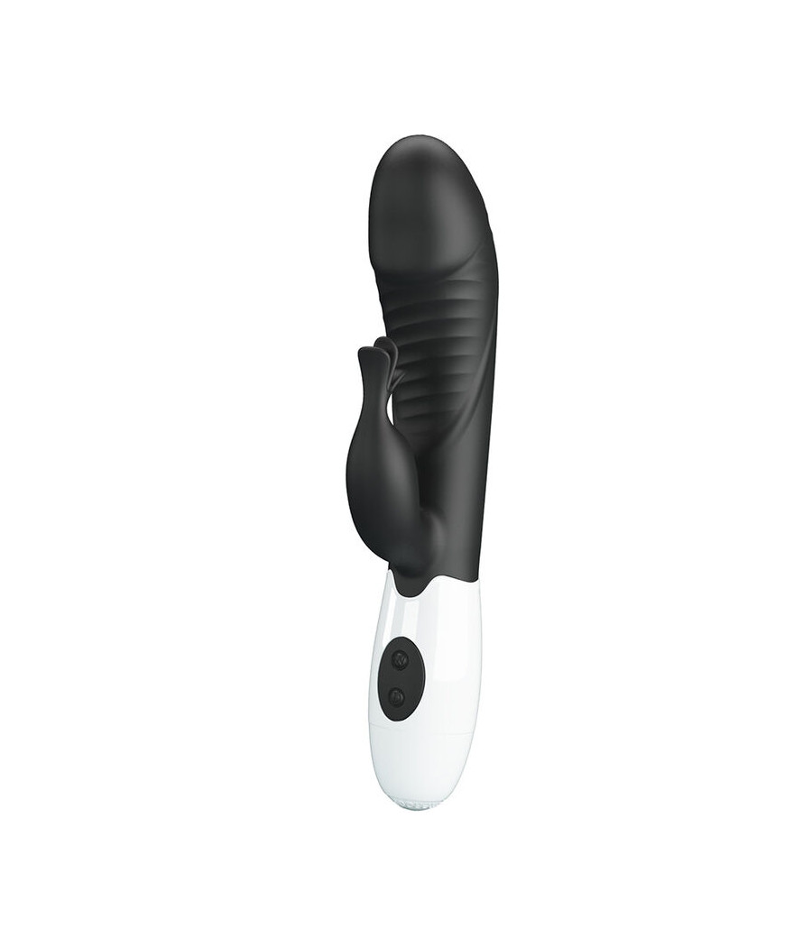 PRETTY LOVE - VIBRATORE A CONIGLIO RASMUSSEN 30 FUNZIONI NERO