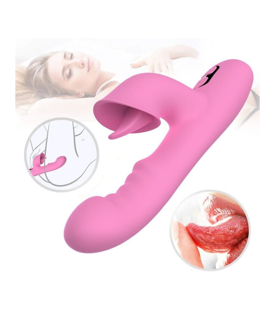 NALONE - T-MAY VIBRATEUR LAPIN MAGIC STICK ROSE