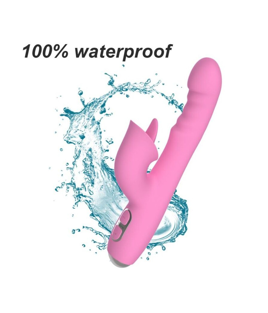 NALONE - T-MAY MAGIC STICK RABBIT VIBRATOR - ROSA