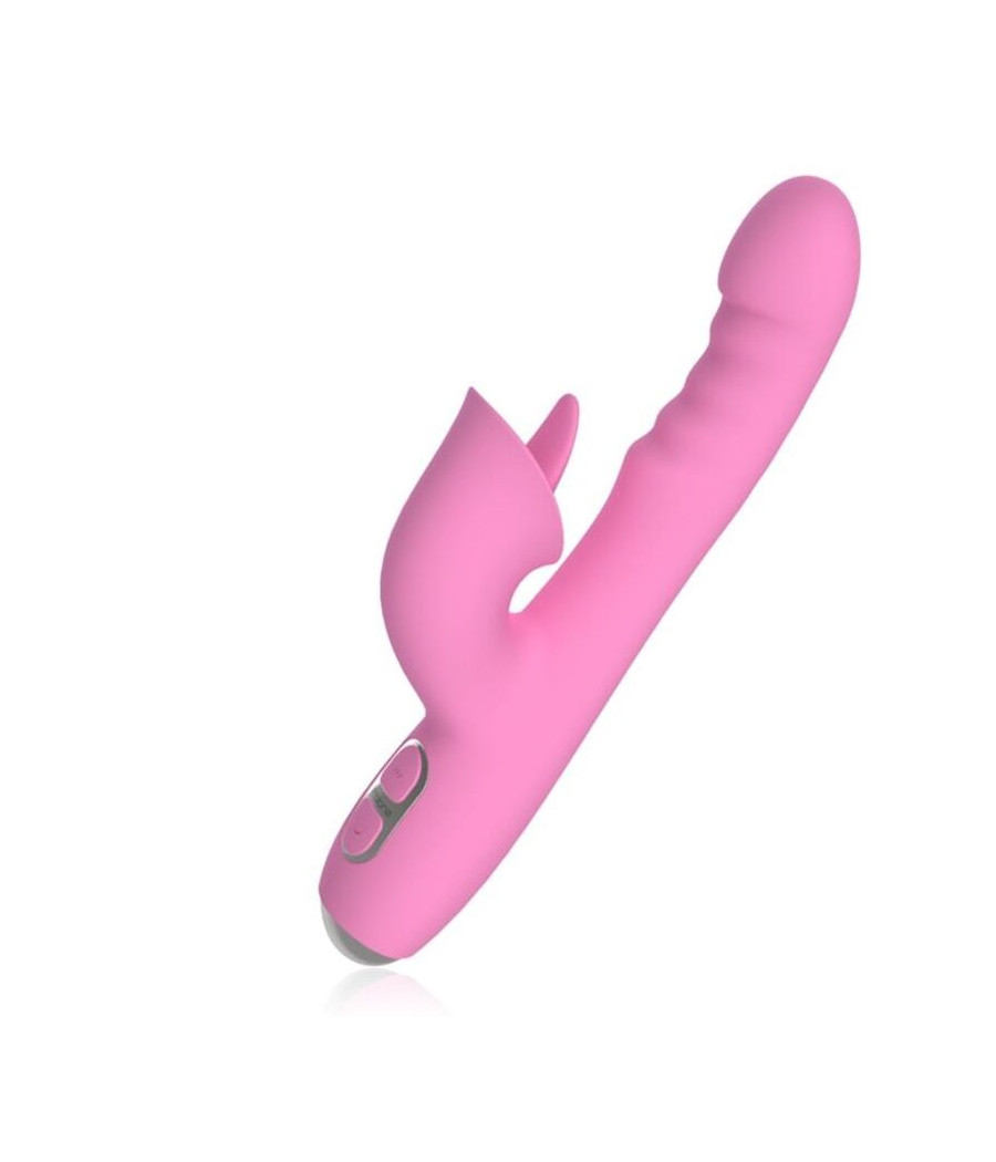 NALONE - T-MAY RABBIT VIBRATOR WITH PUSH AND OSCILLATING MOTION