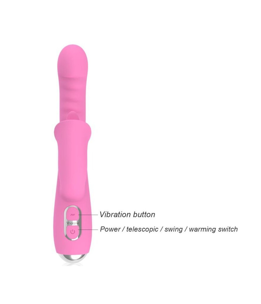NALONE - T-MAY MAGIC STICK RABBIT VIBRATOR - ROSA
