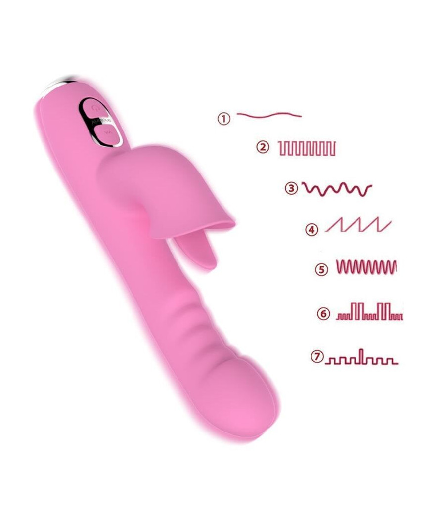 NALONE - T-MAY MAGIC STICK RABBIT VIBRATOR - ROSA