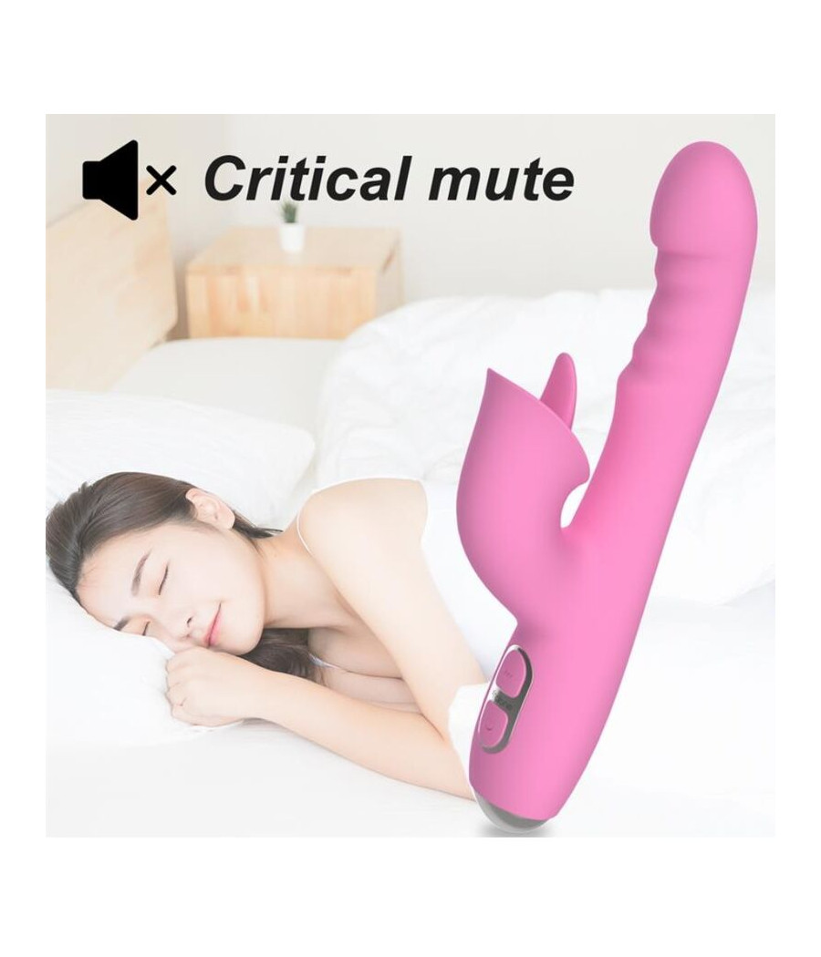 NALONE - T-MAY VIBRATEUR LAPIN MAGIC STICK ROSE