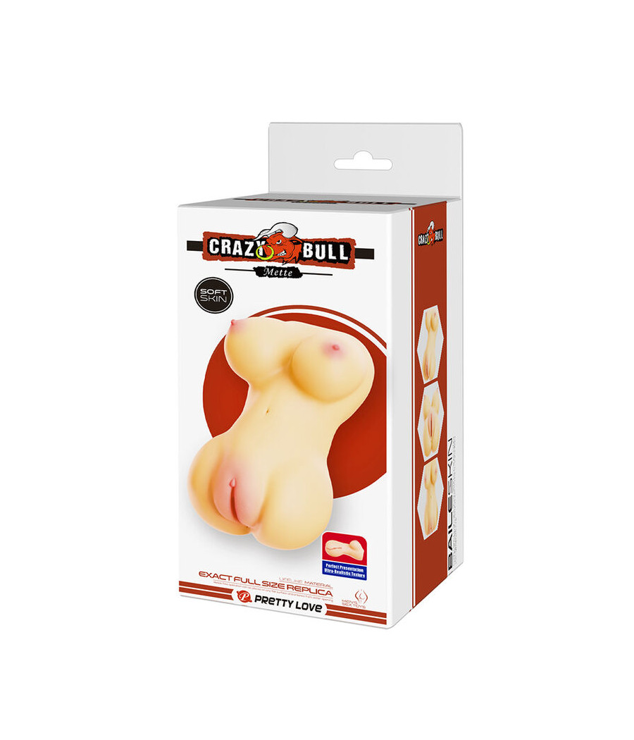 CRAZY BULL - METTE REALISTISCHER ARSCH- UND VAGINA-MASTURBATOR AUS FLEISCH