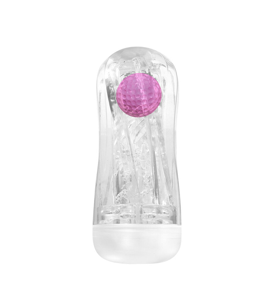 PRETTY LOVE - MASTURBADOR CUP 360º TEXTURIZADO TRANSPARENTE