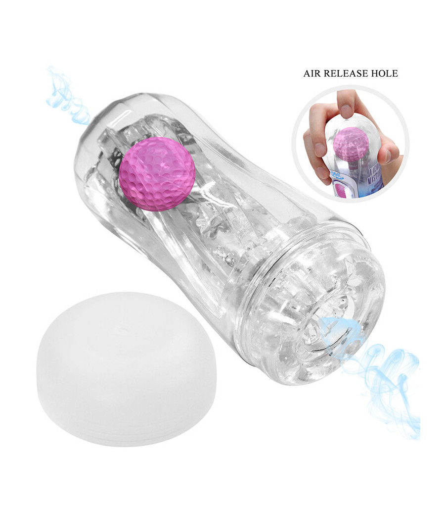 PRETTY LOVE - 360º STRUKTURIERTER MASTURBATIONSBECHER, TRANSPARENT