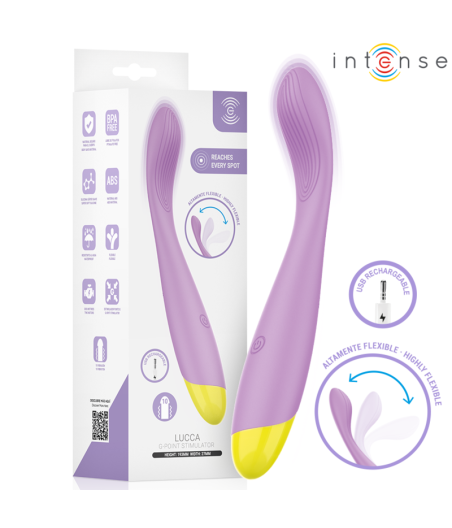 INTENSE - LUCCA G-POINT ESTIMULADOR FLEXIBLE RECARGABLE USB