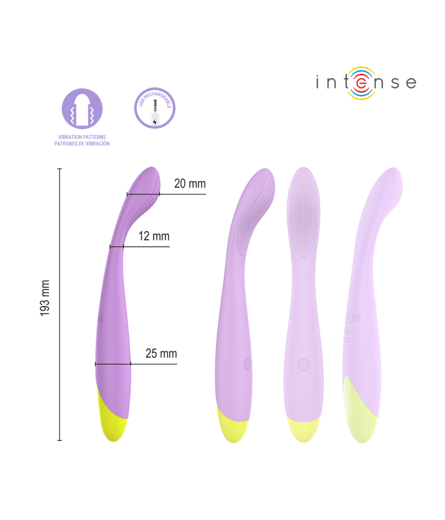 INTENSE - LUCCA FLEXIBLER, USB-AUFLADBARER G-PUNKT-STIMULATOR