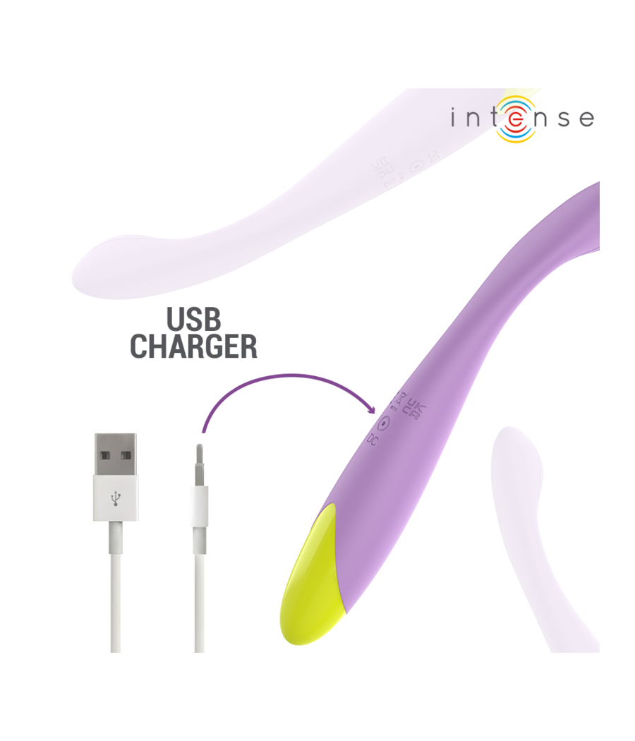 INTENSE - LUCCA G-POINT ESTIMULADOR FLEXIBLE RECARGABLE USB