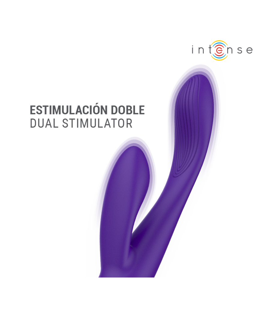 INTENSE - PAOLO ESTIMULADOR RABBIT RECARGABLE PARA PUNTO G Y CLÍTORIS
