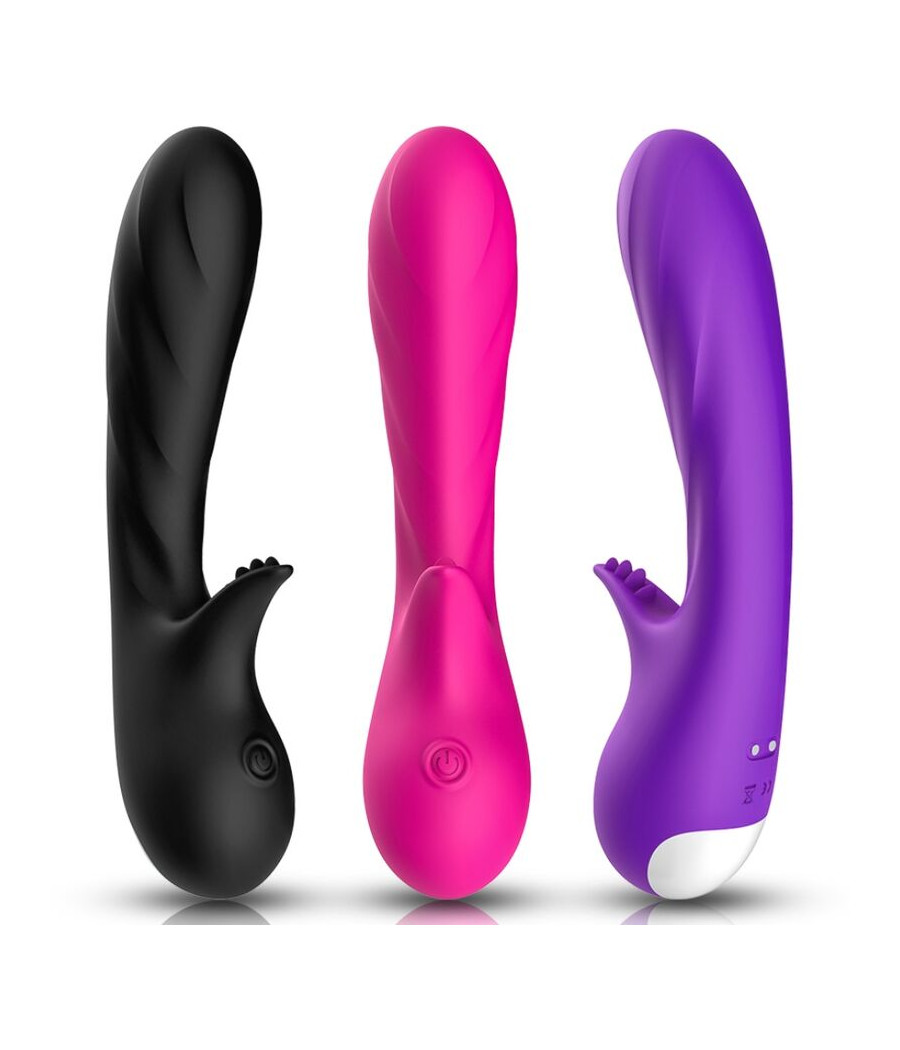 ARMONY - ROMANCE VIBRADOR CON ESTIMULADOR FUCSIA