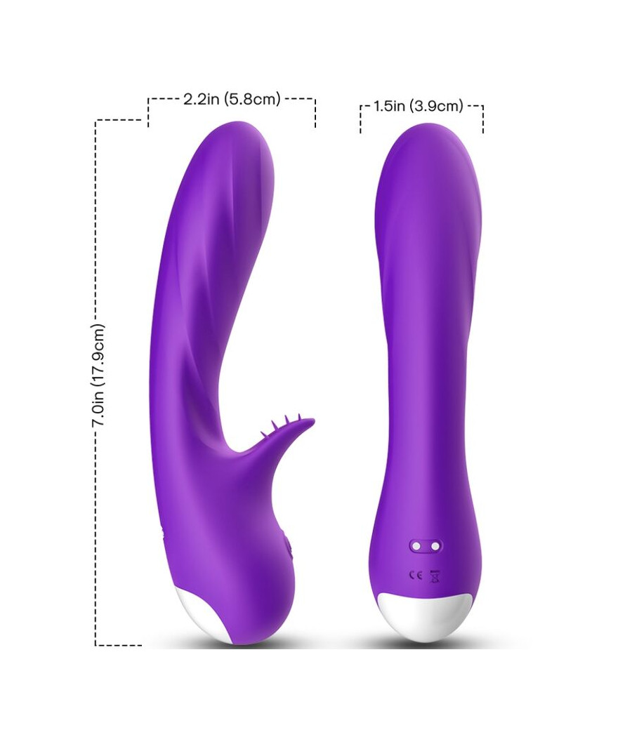 ARMONY - VIBRATORE ROMANCE CON STIMOLATORE VIOLA
