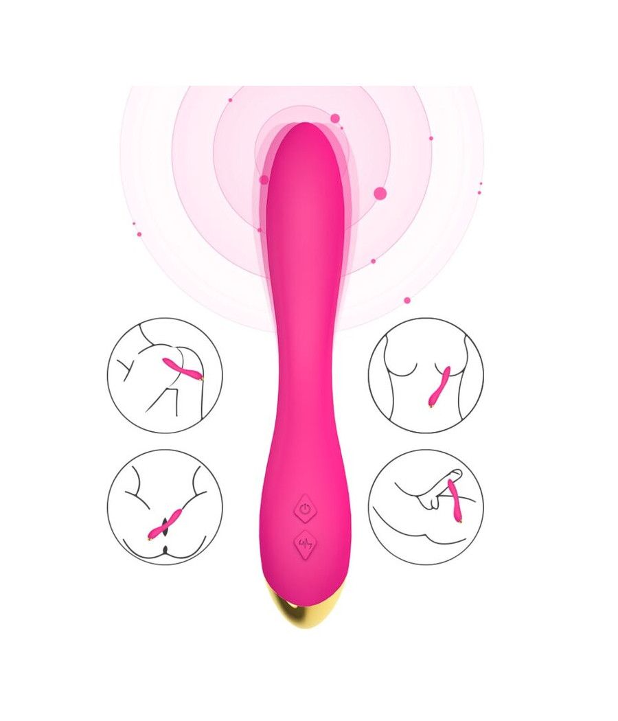ARMONY - FLAMINGO VIBRADOR MULTIPOSICION FUCSIA